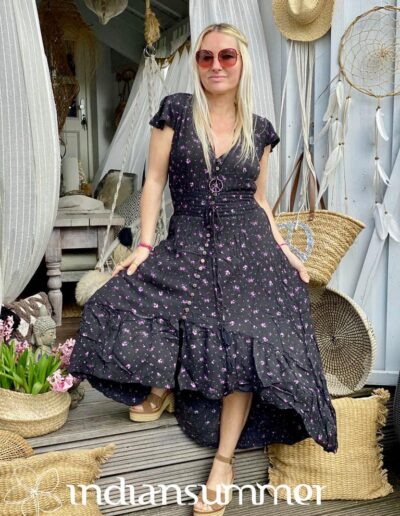 Maxi Kleid gemustert Ibiza Style